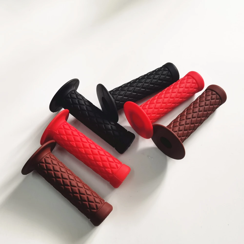 

Universal Rubber 7/8'' Vintage Motorbike Hand Bar Motocross Gel Handlebar Grips Practical Motorcycle Hand Pro Grips