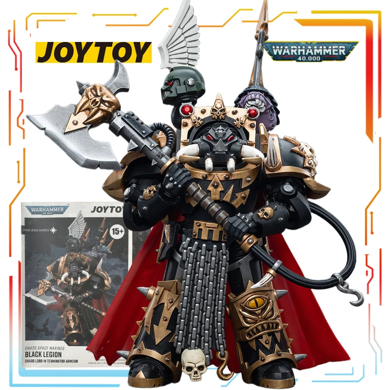 JOYTOY Original Warhammer 40k Serie Chaos Terminator Squad Anime Action Montage Modell Spielzeug Sammeln Modell Geschenke für Jungen