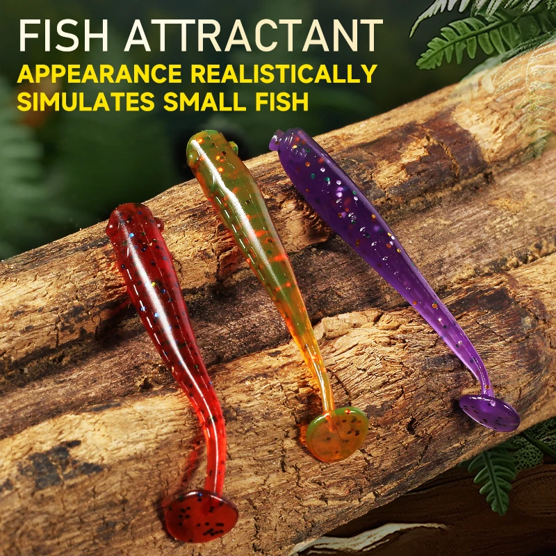Supercontinent A soft bait new minnow 4cm/30pcs 2.7cm/50pcs fishing lures sinking tremor bait Soft Fishing Lure Fishy Worms lure