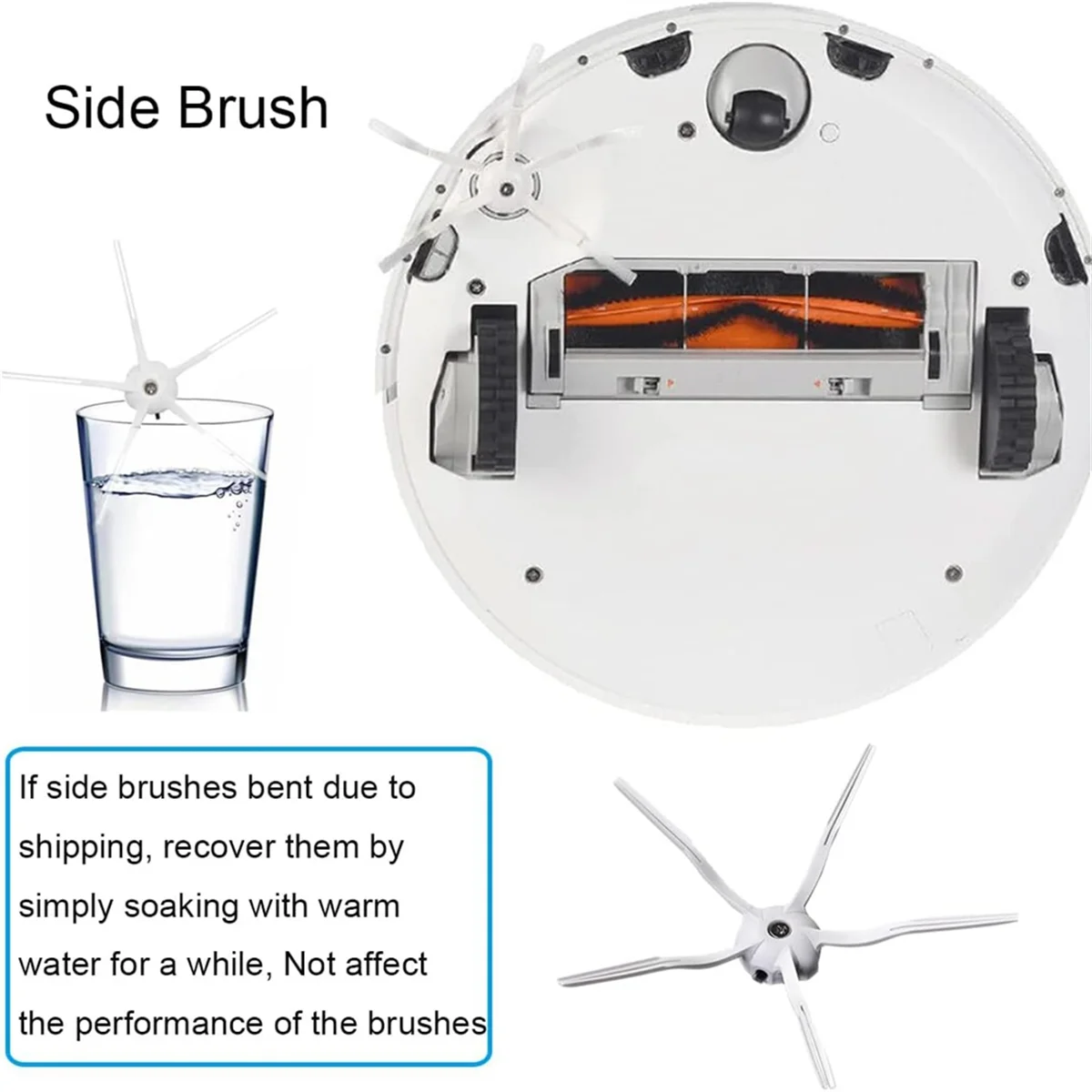 เปลี่ยนแปรงหลักสําหรับ Roborock S6 MaxV, S6, S6 Pure, E5, E4, S4 Max, S4, S5 Max, S5, E35, E2 เครื่องดูดฝุ่นหุ่นยนต์