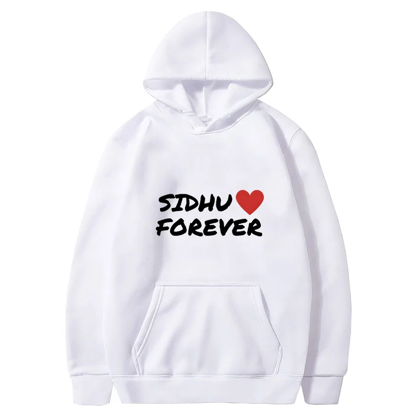 Sidhu Moose Wala Sidhu Forever Brief Gedruckt Klassische Hoodies Indischer Rapper Männer/Frauen Casual Hoodie Lange Ärmel Oversize Paar