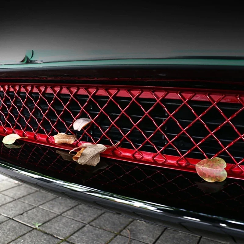 Griglia di protezione della griglia anteriore inserti in rete per Tesla Model Y 2019-2023 copertura dello sfiato dell'ingresso dell'aria griglia del paraurti filtro accessorio griglia inferiore