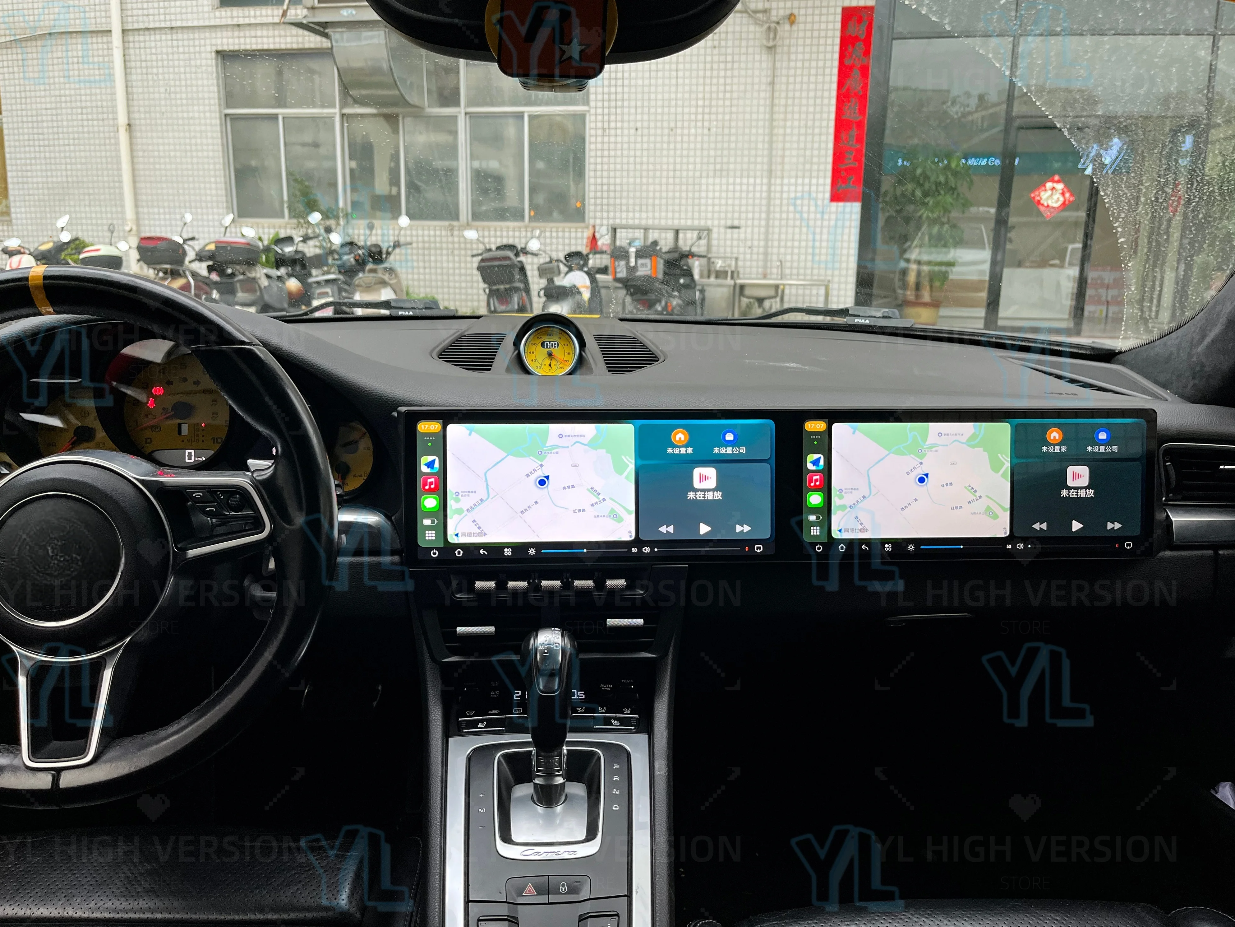 F لبورشه 911 2012-2019/718 2016-2023 أندرويد 13.0 السيارات لتحديد المواقع نافي الوسائط المتعددة ستيريو استقبال رئيس وحدة راديو السيارة ستيريو BT5.0 #1