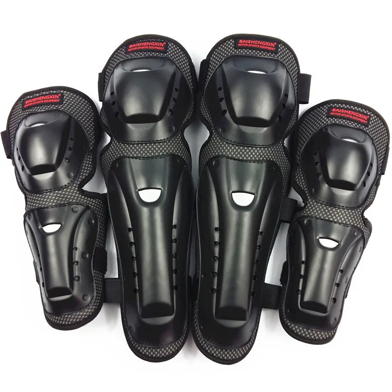 

SX032 Off-Road Motorcycle Protective Gear Set Anti-Fall Elbow & Knee Pads Four-Piece Riding Equipment