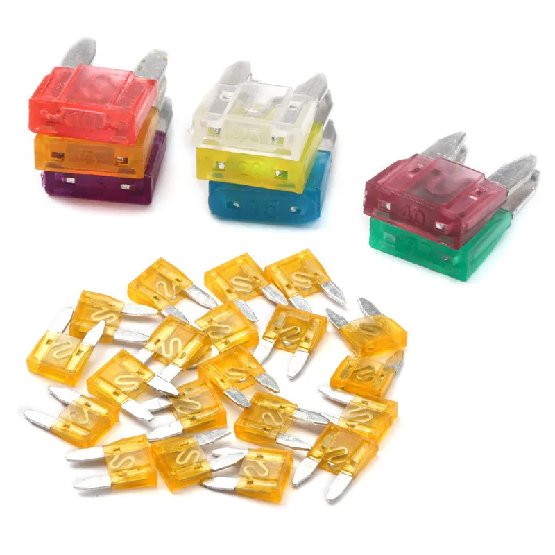 160pcs 3/5/10/15/20/25/30/40A Standard Automobile Car Security Fuse Auto Car Blade Fuse Assortment Kit Using For Small-sized Car