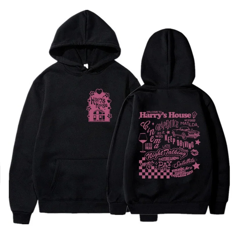 

Men Women Vintage Harrys House Hoodie,Y2k Fashion Hip Hop Pullover,Welcome to House of Harry Oversized Sweatshirts,Autumn Winter