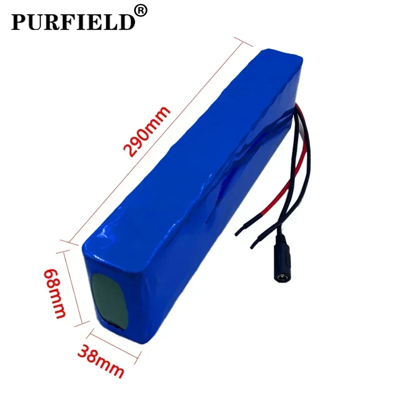 PURFIELD 36V 12AH 10S3P 18650 Lithium Battery Pack 600W 20A BMS T XT30 XT60 DC Plug for Xiaomi Mijia M365 Electric Bicycle Scoot