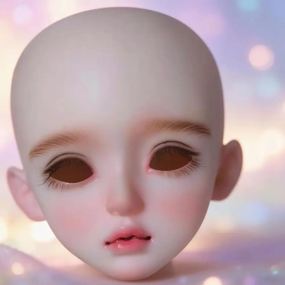 

1/4 BJD Doll Head Makeup Head Resin Material Head DIY Doll Accessories Makeup Head Toys