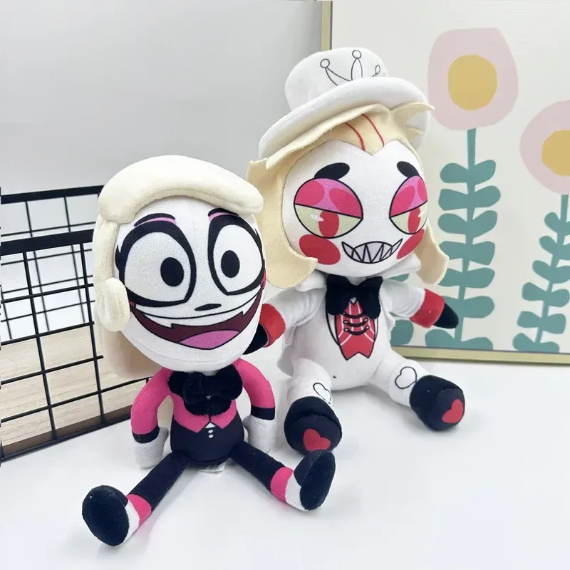 Hot Sale Hazbin Hotel Husk Meow Husk Meow Plush Toys Cute Cartoon Plushie Dolls Soft Stuffed Anime Periphery Kids Birthday Gifts