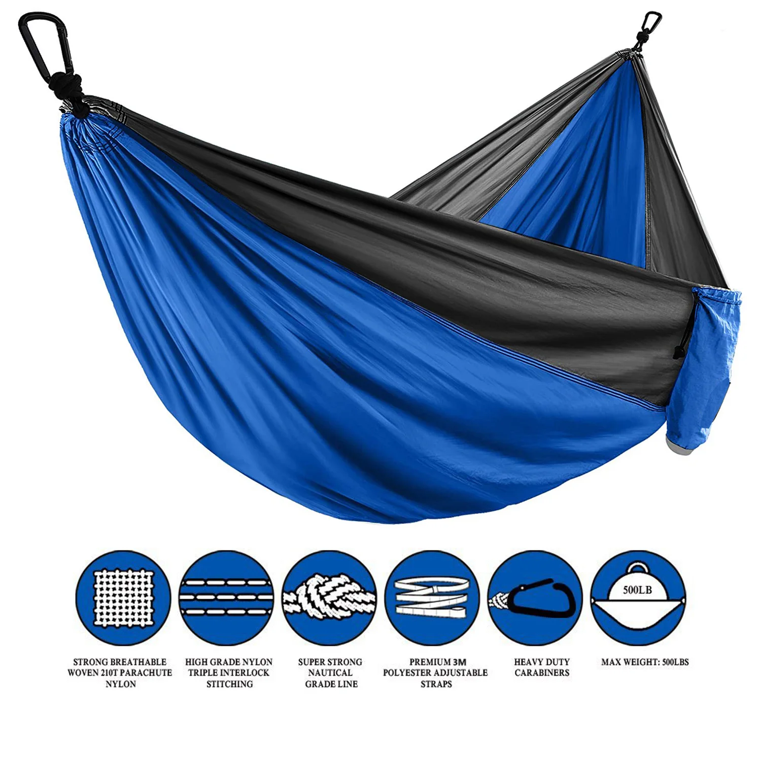 Ultralight Outdoor Camping Nylon Hammock Sleep Swing Tree Bed Garden Backyard Protable Hammock Chair