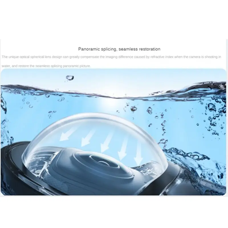 

Водонепроницаемый чехол HFES для Insta360 X3, IPX8, до 50 м, портативный водонепроницаемый аксессуар с силиконовым чехлом для камеры