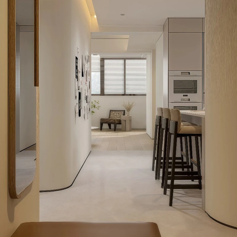 Wooden Cushions Kitchen Bar Stools Modern Minimalist Household Backrest Bar Stools Dining High Nordic Barkruk Home Furniture