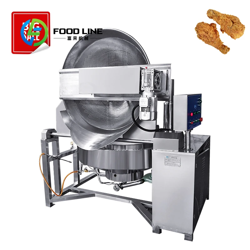

Industrial Big Capacity Gas Electric Deep Fryer for Banana Potato Chips Fried Food Production Customized
