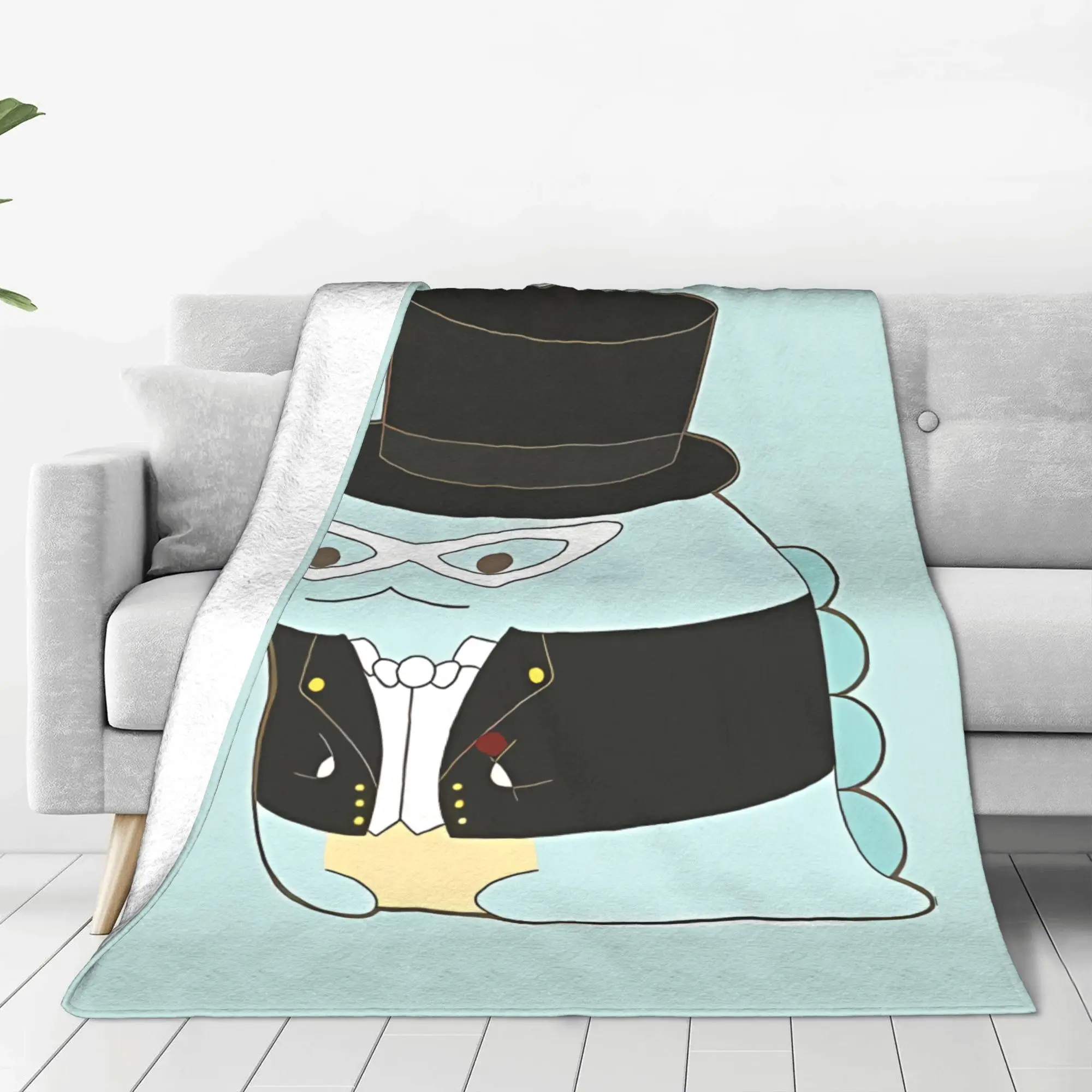 1PC Home Cutecore Tuxedo Tokage Sumikko Gurashi Blanket Super Cosy Plush Home Living Room Sofa Halloween