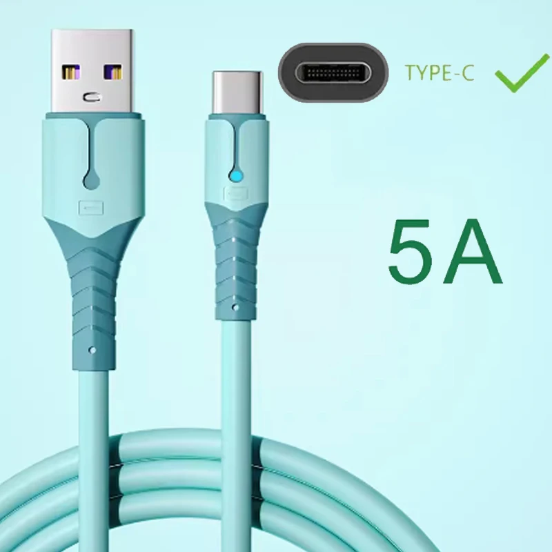 5ACharge Cable USB Type C Charger For LG G8 ThinQ Xiaomi Redmi 13C 5G Huawei MatePad 10.4 Xiaomi Redmi Note 4G Meizu MX5 VIVO Y7