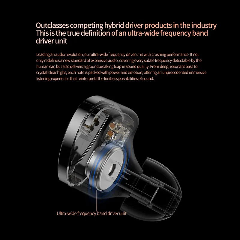 سماعات أذن معدنية KZ Saga Gaming IEM، سماعات رأس معززة لمراقبة المسرح للرياضات الإلكترونية المباشرة