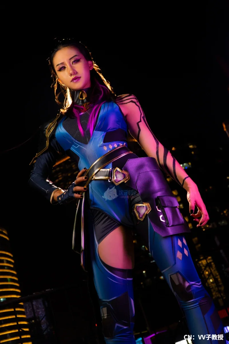 CosplayGame Valorant Reyna Costume Cosplay Scarpe parrucca Zyanya Mondragón Cosplay Gioco di ruolo Uniforme Festa di carnevale di Halloween