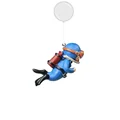 Blue wetsuit