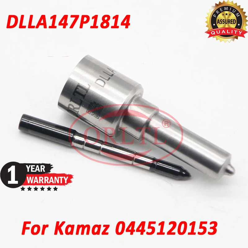 Nozzle Replacements DLLA147P1814 Common Rail Injector DLLA 147 P 1814 Diesel Spray DLLA 147P1814 For Kamaz 0445120153