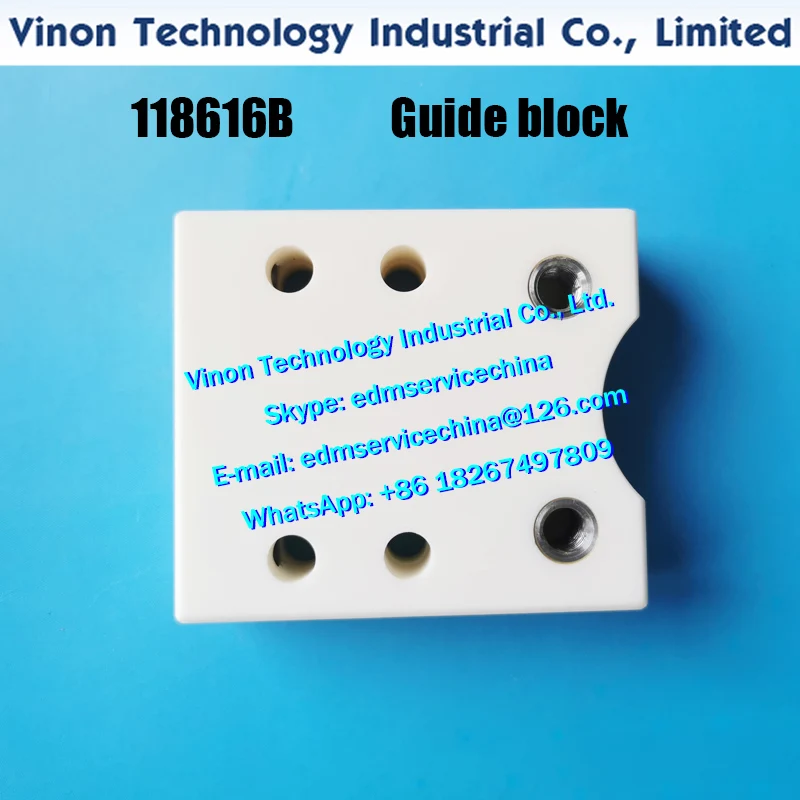Sodic 118616B Guide block 1218540 Ceramic Isolator Plate