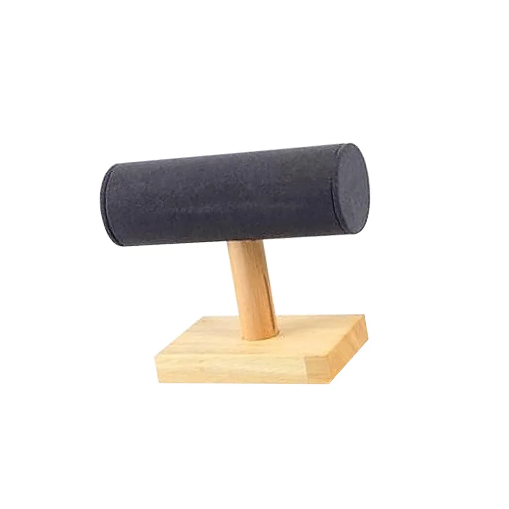 

Bracelet Display Stand Jewelry Storage Rack Head Band Pipe Tube Holder Watch Wooden