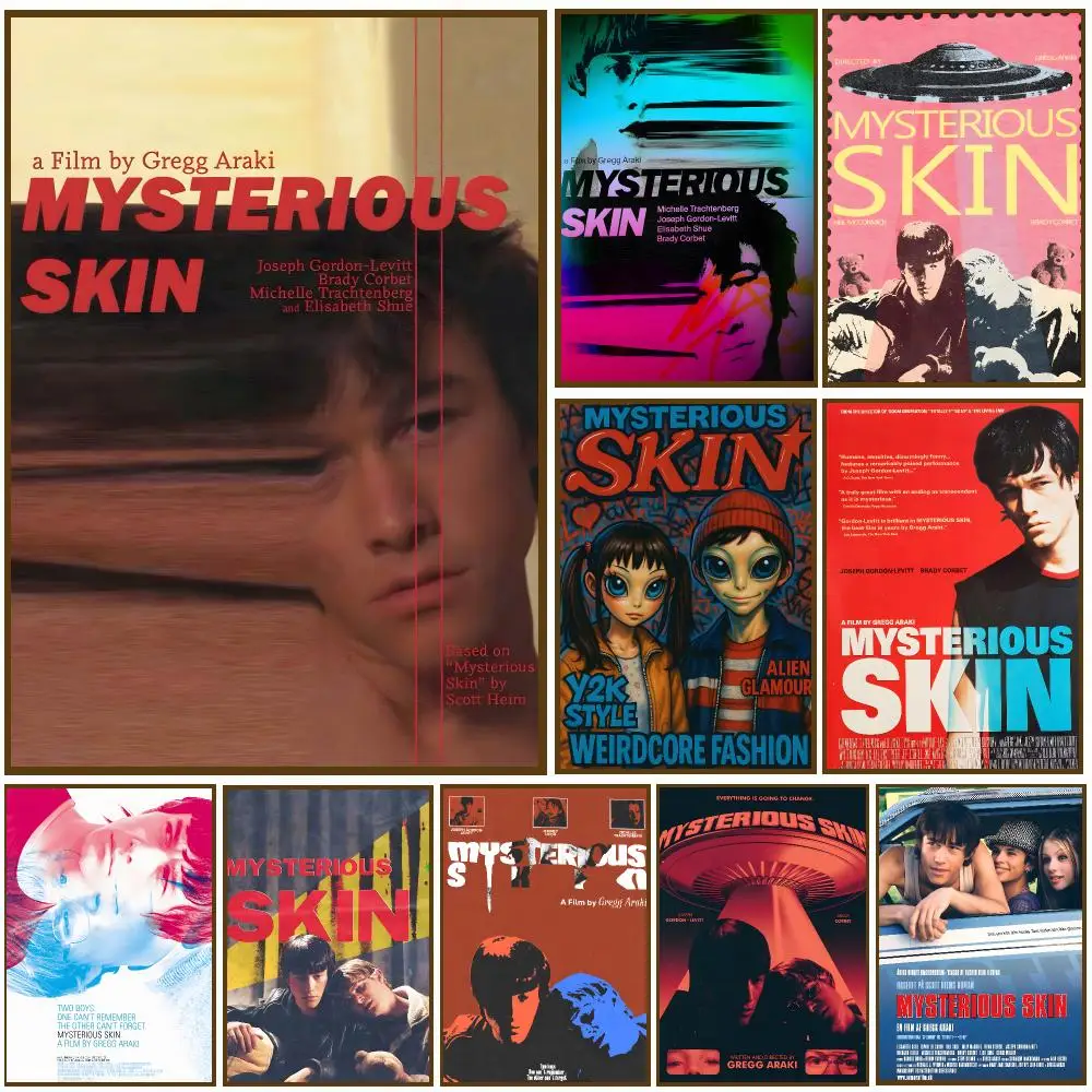 Mysterious Skin Movie Teen Drama Poster Self-adhesive Advanced Aesthetic Printing Paper Wall Art for Living Room Home Decor
