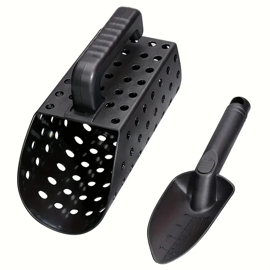 ABS Plastic Metal Detector Sand Scoop Shovel Set Beach Gold Digging Filter Tool for Underground Metal Treasure Detect