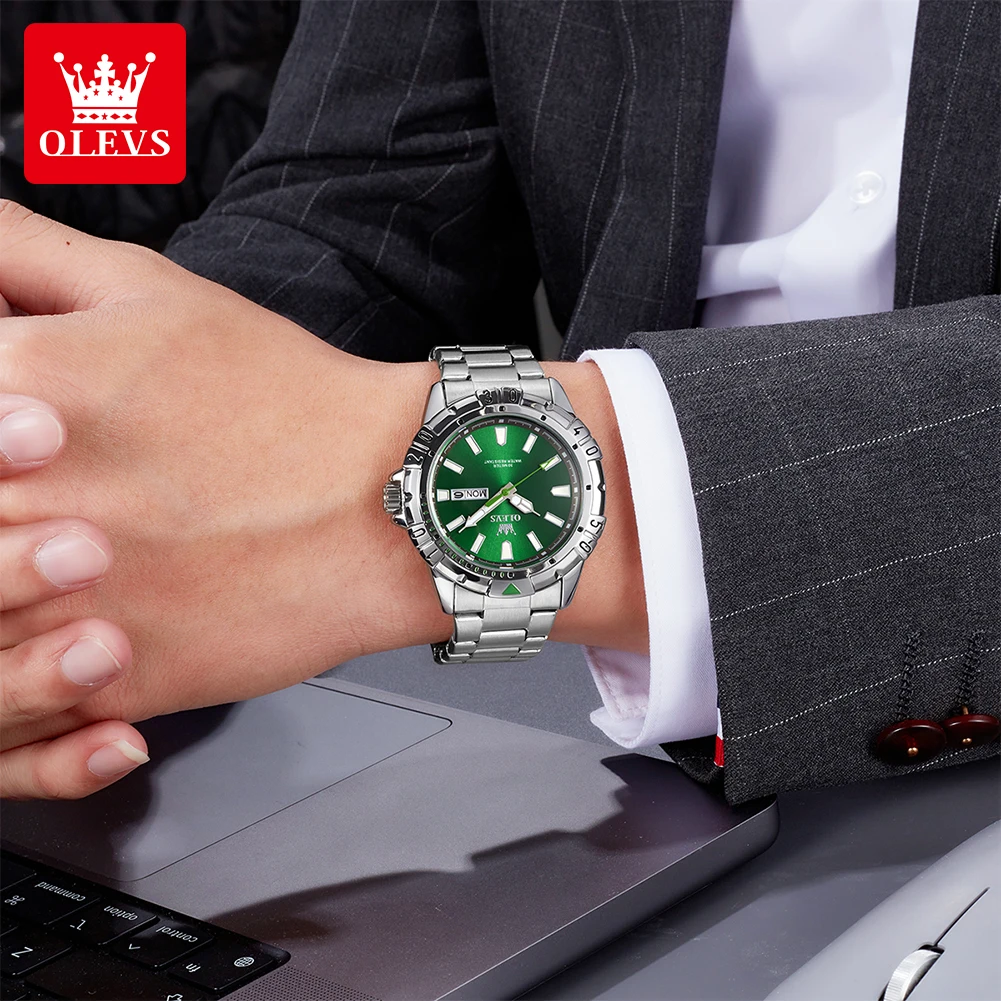 OLEVS 5560 นาฬิกาข้อมือควอตซ์แ - Jewelry Inspired Watches บทวิจารณ์และราคา