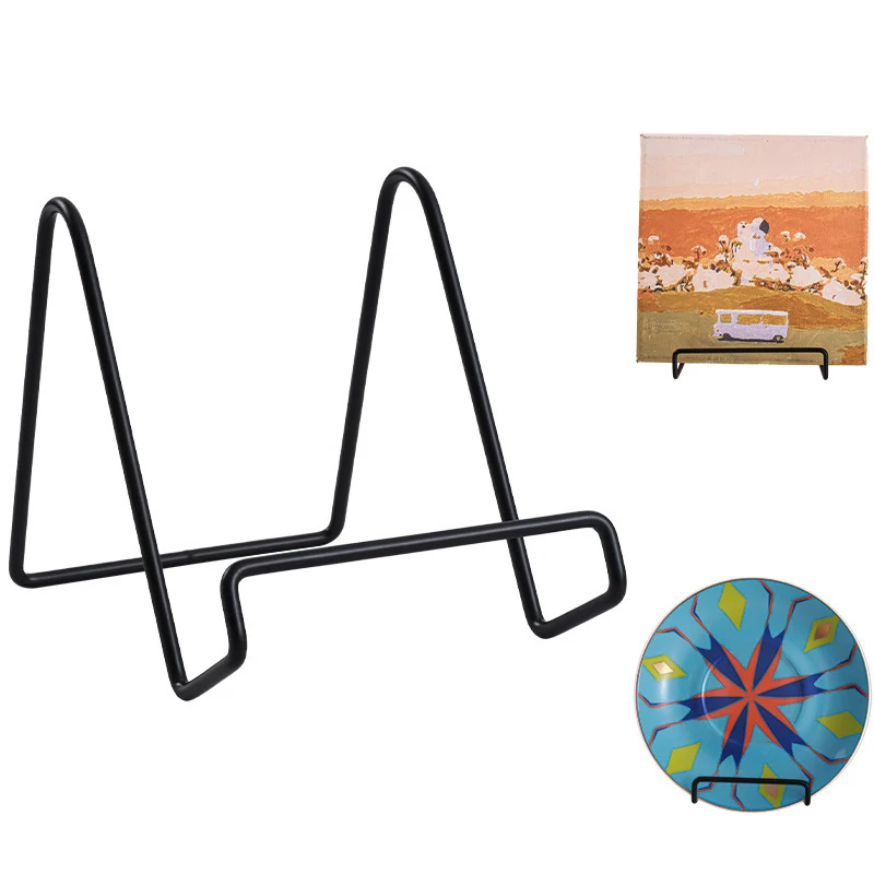 خمر نمط خمر حامل السجل ، بسيط الإبداعية المعادن عرض موقف ، CD تخزين الرف ، الحديد المطاوع إطار الصورة ، قوس ، 1 قطعة