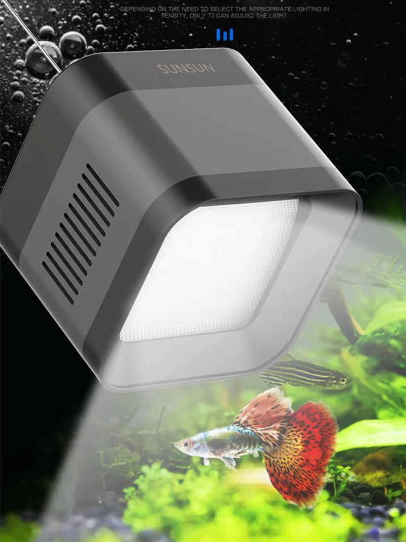 SUNSUN Aquarium LED Light Coral Lights Dimmable Fish Tank Aquatic Plant Grow Lighting Lamp For Aquarium Decoration Algae Light