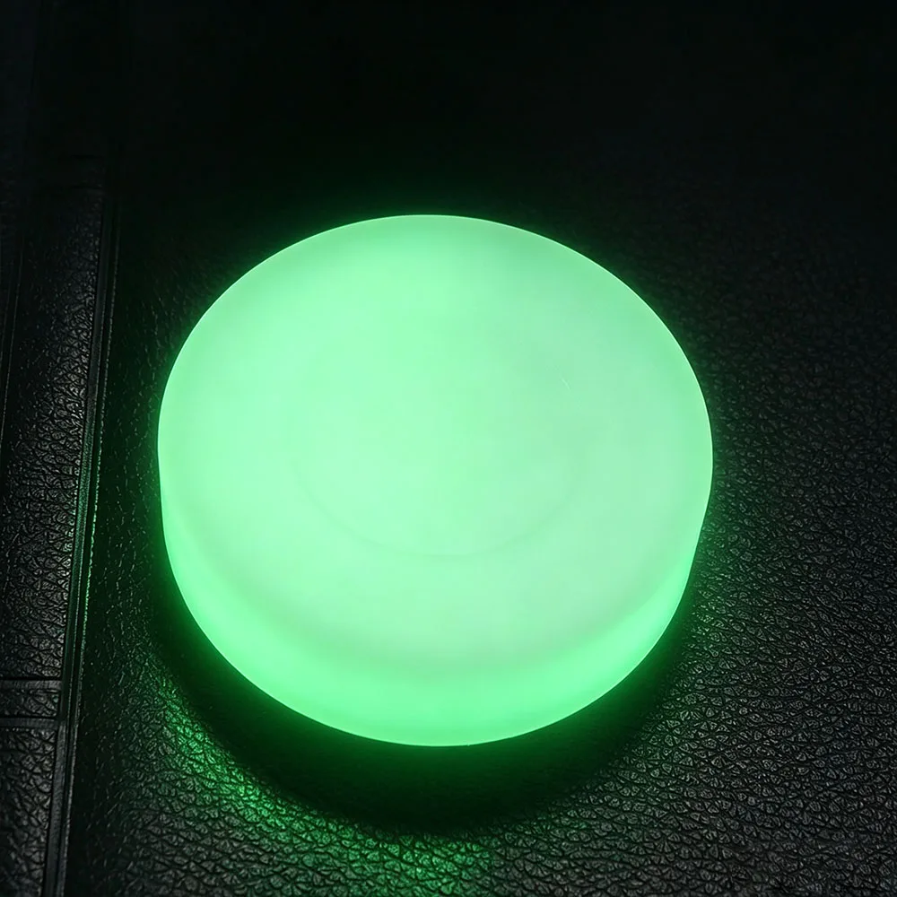 Team Sports Glow in The Dark Hockey Balls Light Up PVC Ice Hockey Balls 7.2cm Luminous Street Hockey Balls Outdoor Sports