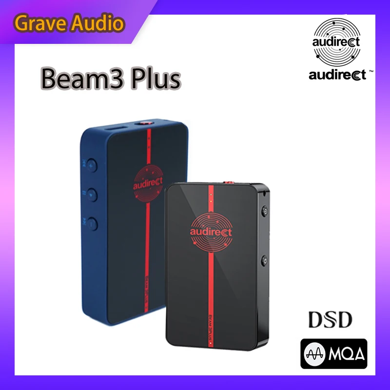 

Hilidac Audirect Beam3 plus MQA DAC Headphone Amplifier ES9281AC Bluetooth Support sbc/aac/aptx/aptx-HD/LDAC with 3.5mm/4.4mm