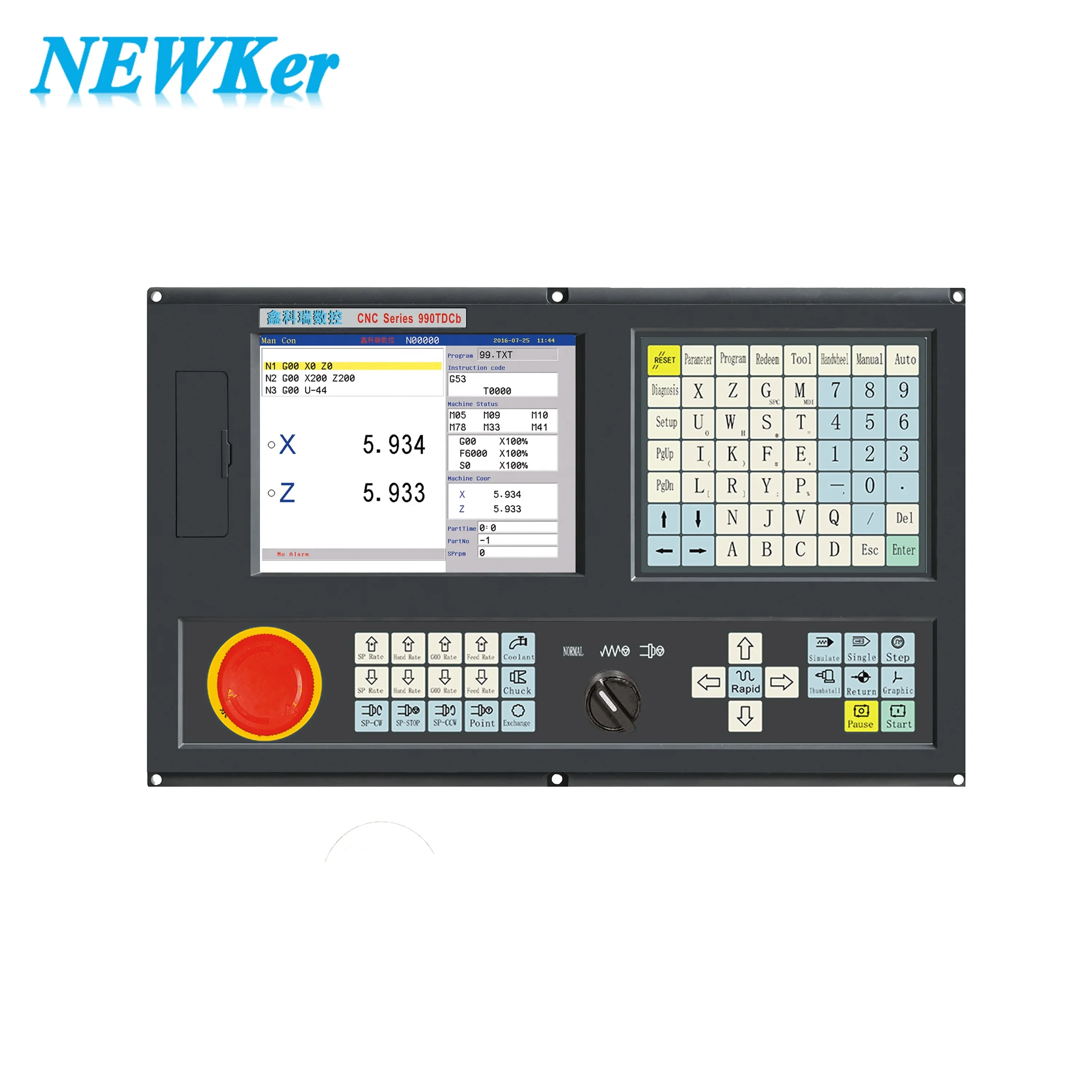 r Economic NEW990TDCb 2 axis cnc controller board Control System for Lathe&Drilling Machine Similar gsk cnc controller