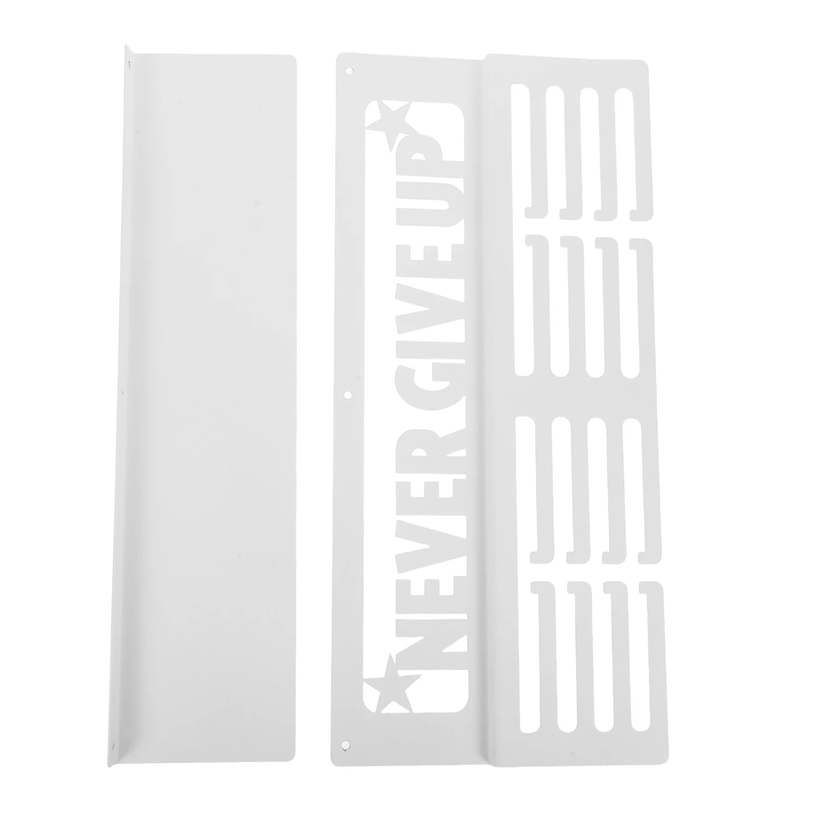

Metal Medal Display Hanger Rack Wall Mount Sports Award Shelf Runner Athlete Trophy Organizer Medal Holder for Wall