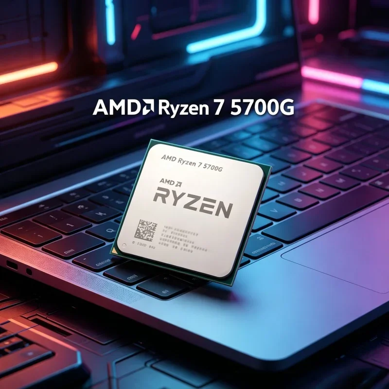 AMD R7 5700G Multi-tasking High Speed CPU 16MB L3 Cache 4.6GHz 8C16T AM4 Interface Desktop Mainboard Processor