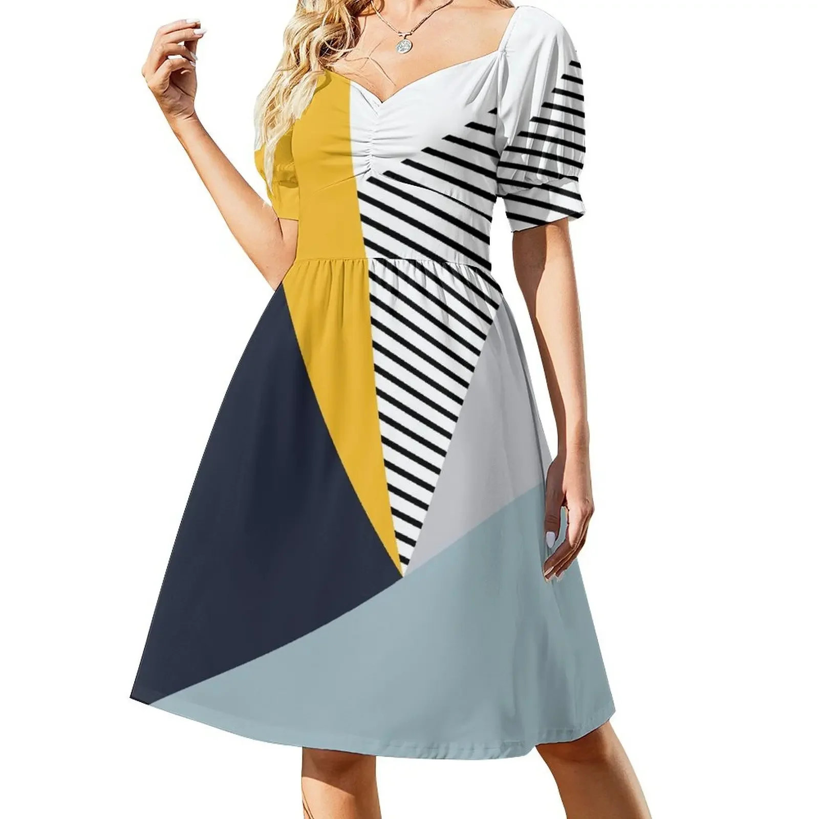 

Abstract geometric design Dress Woman dresses elegant and pretty women's dresses women dresses summer dress women 2024