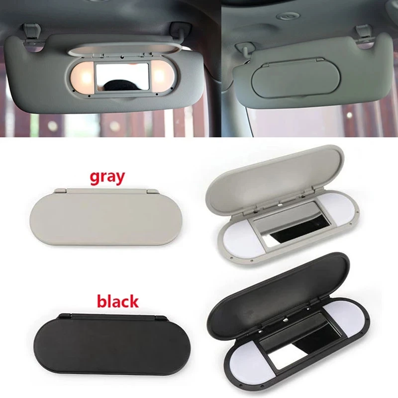 Car Roof Sunvisor Sun Visor Makeup Mirror Glass Cover Light Lamp Cap Lid For-BMW Mini F54 F55 F56 F60 2015-2020