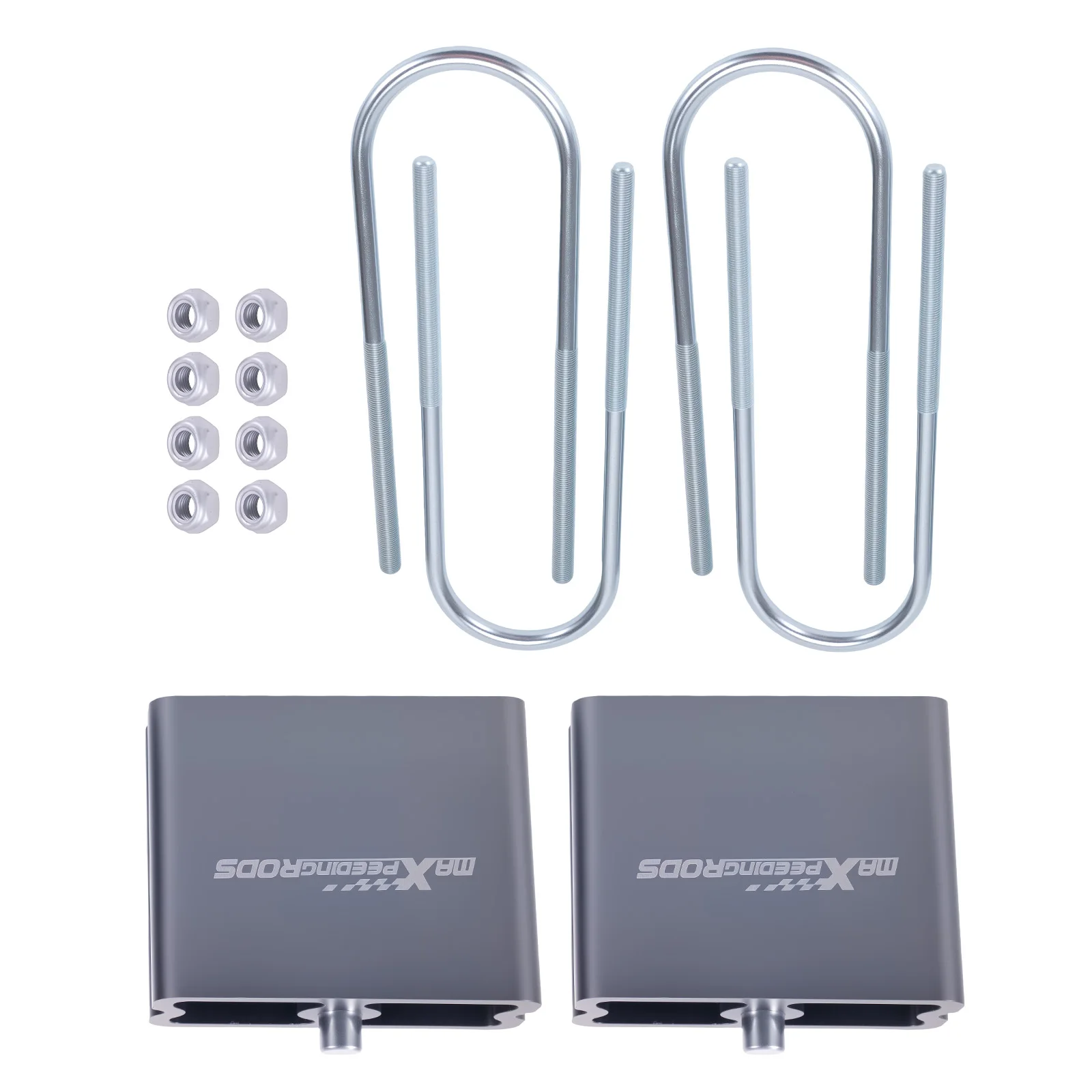 

Heavy Duty 4" Drop Blocks Universal Leaf Spring Lowering Kit Complete Set