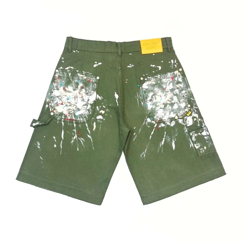 Gallery Dept Hand Painted Splash Ink Casual Shorts