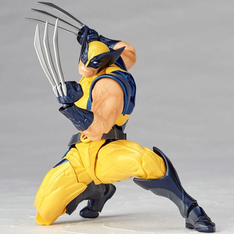 Figurki filmowe Marvel Comics 15 cm, ruchome, z mechanizmem, figurka akcji Wolverine, model statuetki, zabawki kolekcjonerskie, prezenty.