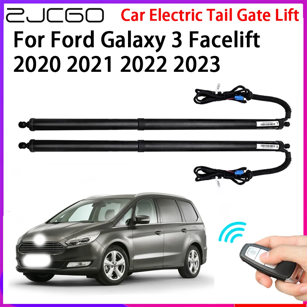 ZJCGO Car Automatic Tailgate Lifters Electric Tail Gate Lift Assisting System for Ford Galaxy 3 Facelift 2020 2021 2022 2023