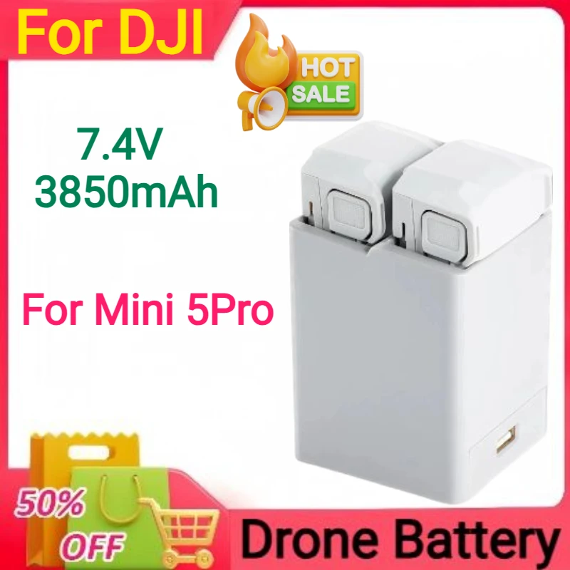 

3850mAh for DJI Mini 5 Pro Intelligent Flight Battery Plus with Up To 52 Minutes of Flight Time, Fly Longer, + Charger
