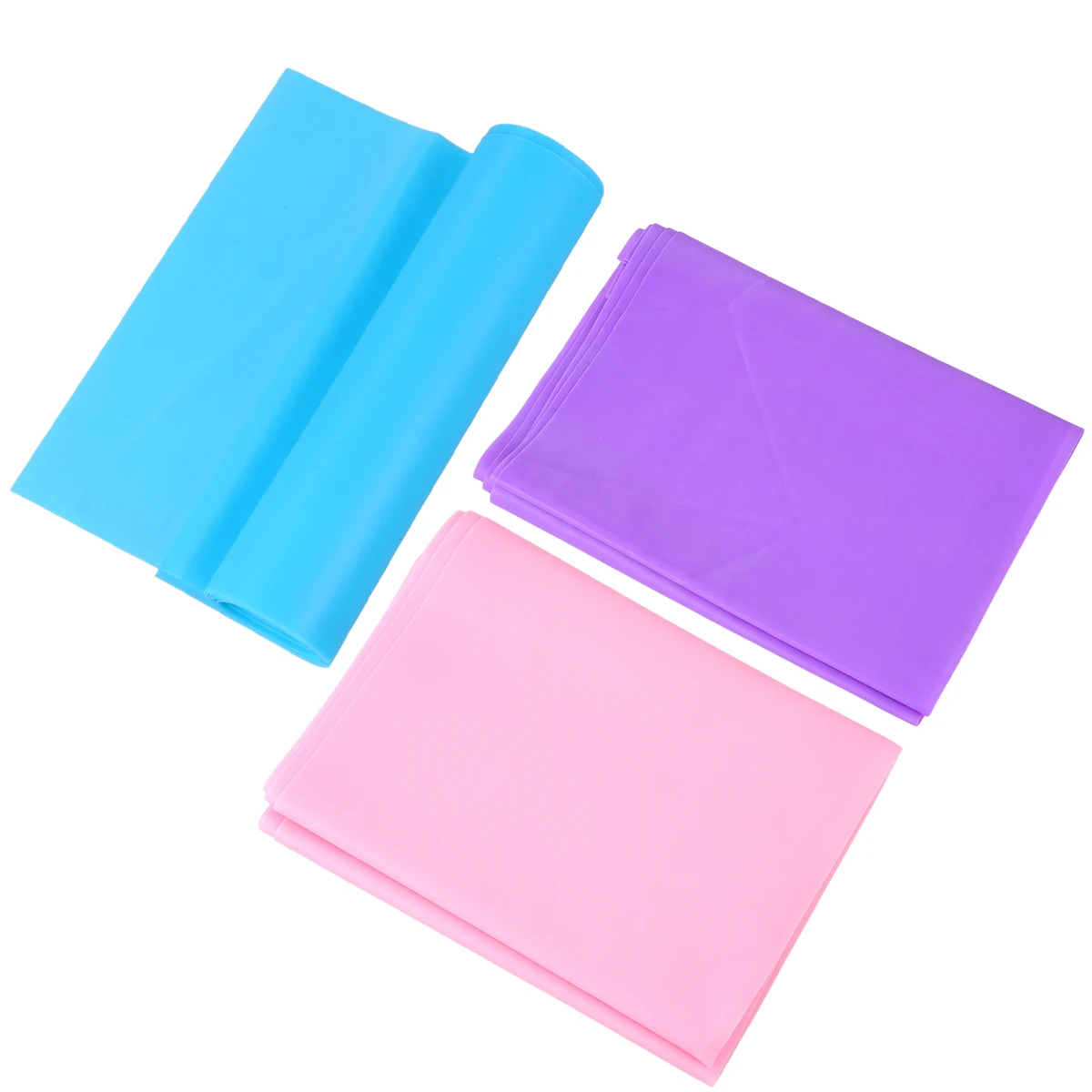 

3 Pcs Resistance Bands Yoga Elastic Exercise Stretch Belt Elasticity Strap Fitness
