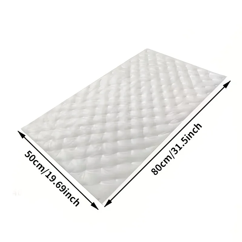 50x80cm White Car Audio Stereo Sound Acoustic Noise Absorbing Dampening Foam for Auto Door Hood Trunk Roof Sound Insulation Pad