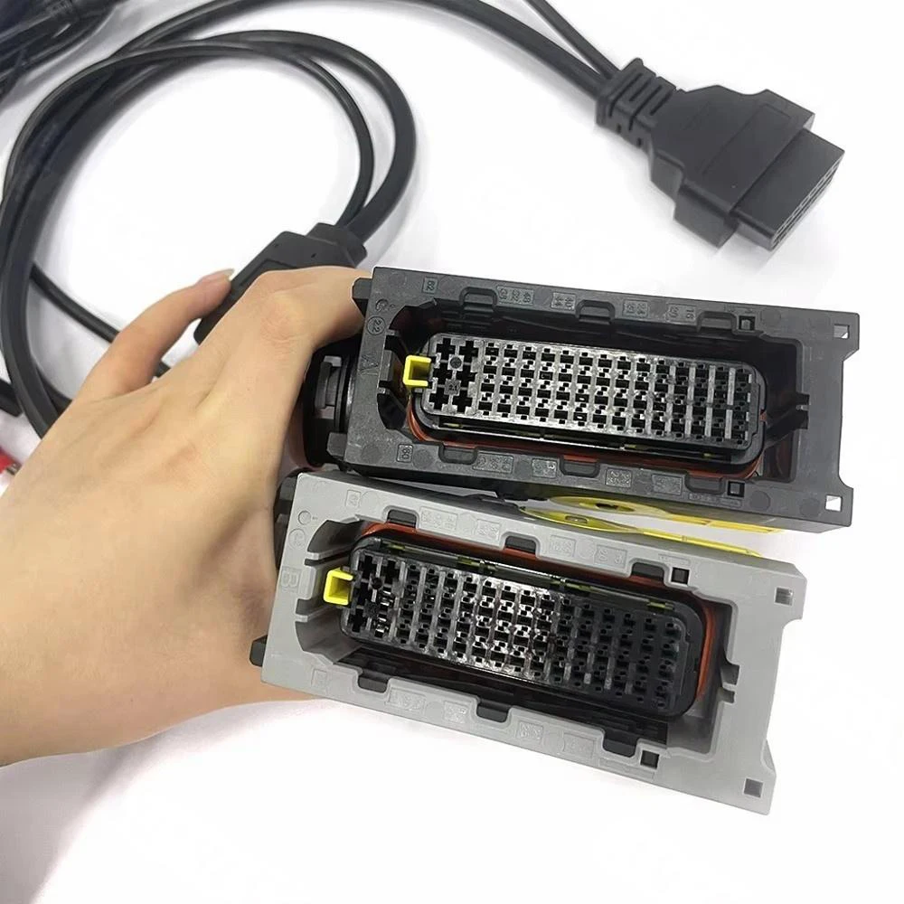 كابل اختبار برمجة فولفو/ماك فوكوم ECU لتشخيص حفارة شاحنة محرك السكك الحديدية المشتركة لـ Vocom 88894000