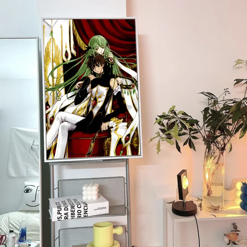 Code Geass Lelouch Poster Sticky HD Quality Wall Art Retro Posters For Home Kawaii Room Decor