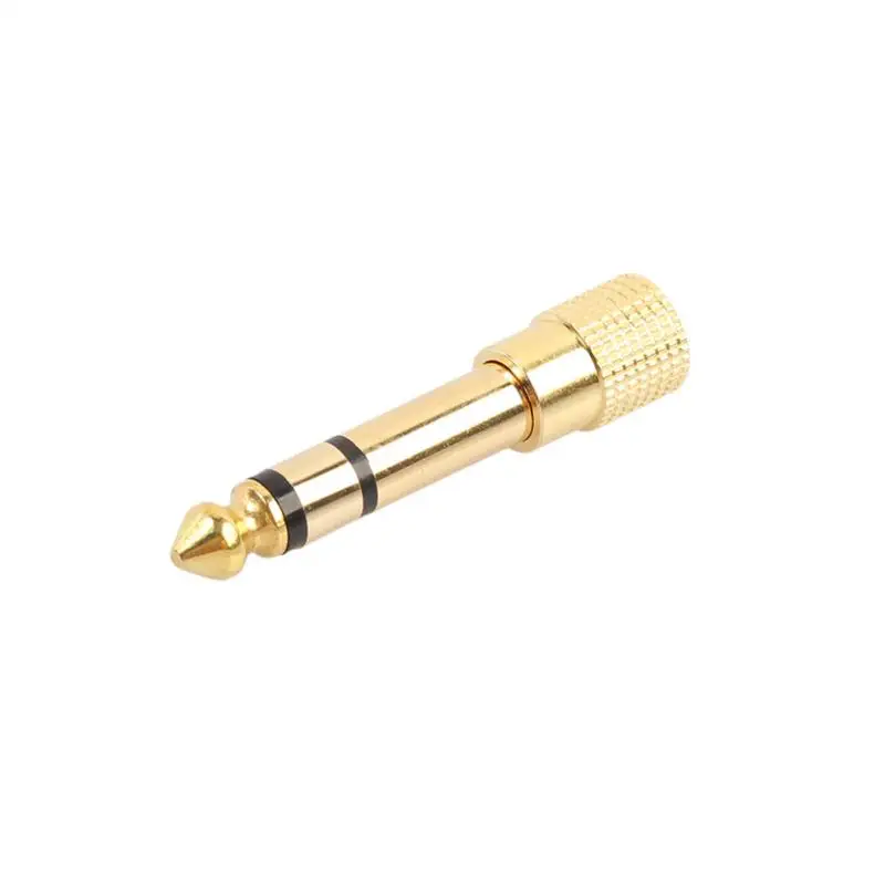 Jack 6.35mm Male To 3.5mm Female Adapter Connector Headphone Audio Amplifier Microphone AUX Cable With 6.35 3.5 MM Jack