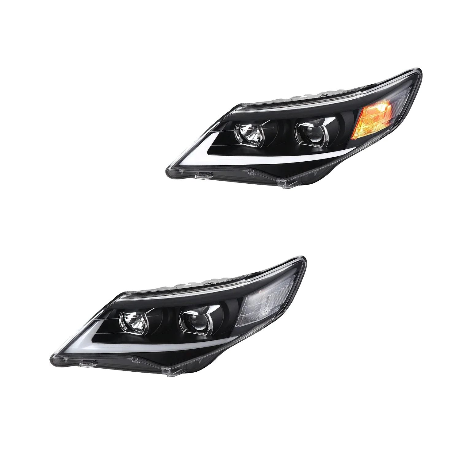 Guwo Body Kit LED Headlamp Assembly Head Lamps YAA-KMR-0232A-H For Toyota Camry 2012-2014