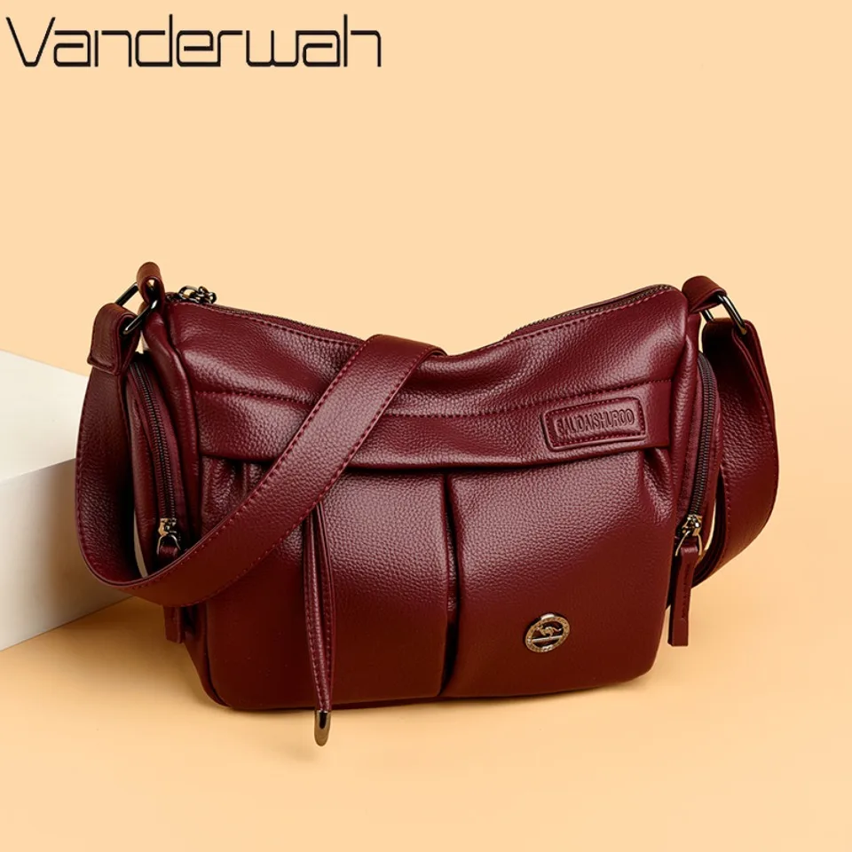 

Top Quality Soft PU Leather Commut Crossbody Bags for Women Luxury Designer Women Bags Ladies Casual Shoulder Messenger Bags New