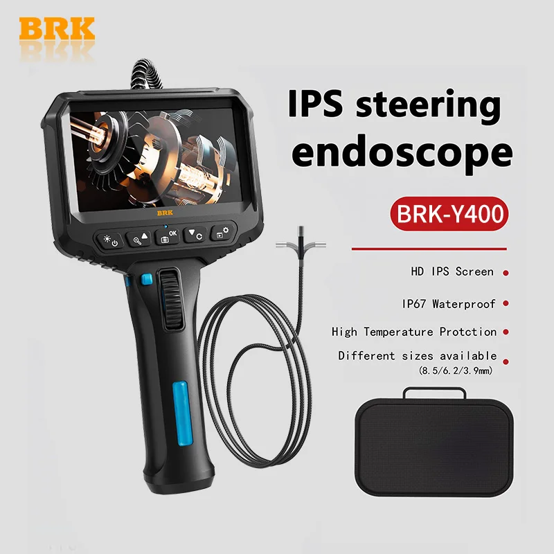 daIP67 Waterproof Industrial Adjustable Camera Endoscope for Car Repairing/ Pipe Checking OEM Customized Support Overheat Warnin
